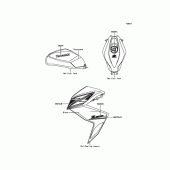 Схема вузла: Decals(Graystone) для Kawasaki ER300 Z300