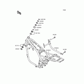 Схема вузла: Рама для Kawasaki ZR1100 Zephyr 1100