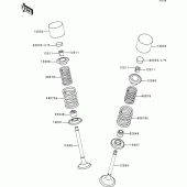 Схема вузла: Клапан для Kawasaki ZR750 ZR-7