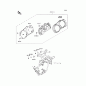 Схема узла: Панель приборов для Kawasaki ZR1200 ZRX1200 DAEG