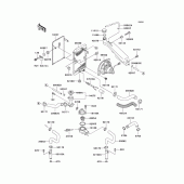 Схема вузла: Радіатор для Kawasaki EN500 Vulcan 500 LTD