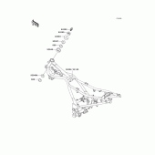 Схема узла: Рама для Kawasaki EX250 Ninja 250