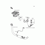 Схема вузла: Fuel Injection для Kawasaki BR250 Z250SL ABS