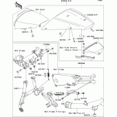 Схема вузла: Опційні деталі для Kawasaki ZX1400 ZZR1400 ABS
