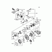 Схема вузла: Стартер для Kawasaki ER250 Z250 ABS