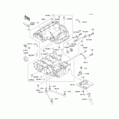 Схема вузла: Картер двигуна для Kawasaki ZX600 Ninja ZX-6R