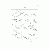 Схема вузла: Owners tools(e9f/e9fa) для Kawasaki ZX1000 Ninja ZX-10R