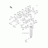 Схема узла: Подвеска для Kawasaki KX500