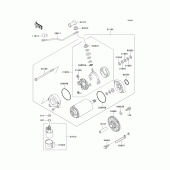 Схема вузла: Starter motor для Kawasaki ZG1000 1000GTR