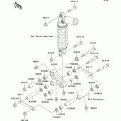 Схема узла: Подвеска для Kawasaki ZX1200 Ninja ZX-12R