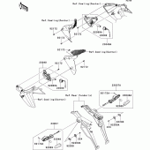 Схема узла: Поворотники для Kawasaki ZR1000 Z1000