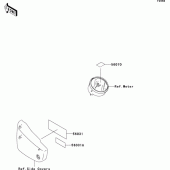 Схема вузла: Інформаційні наклейки для Kawasaki VN1500 VN1500 Classic