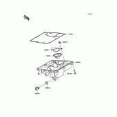 Схема вузла: Oil Pan для Kawasaki ER650 ER-6N