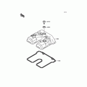 Схема вузла: Кришка ГБЦ для Kawasaki KLX250 D-Tracker X