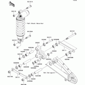 Схема вузла: Suspension для Kawasaki ZX636 Ninja ZX-6R