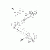 Схема вузла: Перемикач передач для Kawasaki ZR900 Z900
