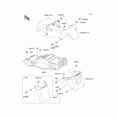 Схема узла: Крыло для Kawasaki ZX1100 ZZ-R1100