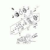 Схема вузла: Масляний насос для Kawasaki KLX250 D-Tracker X