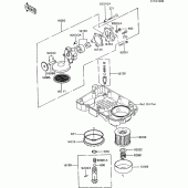 Схема вузла: Масляний насос для Kawasaki ZX600 GPX600R