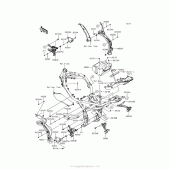 Схема вузла: Кріплення для Kawasaki ZR900 Z900