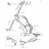 Схема узла: Рама для Kawasaki ZX1000 Ninja 1000 ABS