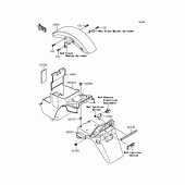 Схема узла: Крыло для Kawasaki ZR1200 ZRX1200S