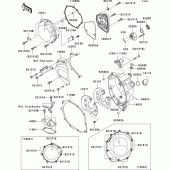 Схема вузла: Engine cover(s) для Kawasaki ZX1200 Ninja ZX-12R
