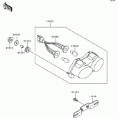 Схема вузла: Taillight(s) для Kawasaki ZX900 Ninja ZX-9R