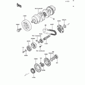 Схема узла: Промежуточный вал для Kawasaki ZG1200 Voyager XII