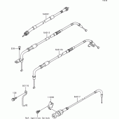 Схема узла: Тросики для Kawasaki VN1500 VN1500 Classic Tourer