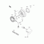 Схема вузла: Генератор для Kawasaki EJ650 W650