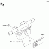 Схема вузла: Reflectors для Kawasaki VN1700 VN1700 Voyager ABS