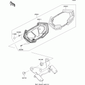Схема узла: Meter(s) для Kawasaki ZR800 Z800 ABS
