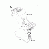 Схема вузла: Fuel pump для Kawasaki ZX1400 Ninja ZX-14