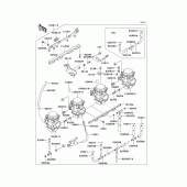 Схема узла: Карбюратор для Kawasaki ZG1200 Voyager XII