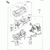 Схема вузла: Meter(s) для Kawasaki ZX600 GPX600R