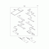 Схема вузла: Інструмент для Kawasaki KL250 KL250 Super Sherpa