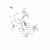 Схема узла: Радиатор для Kawasaki VN1700 Vulcan 1700 Vaquero