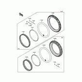 Схема узла: Шина для Kawasaki KLX125 KLX125