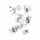 Схема вузла: Engine Cover(s) до Kawasaki ZX1400 ZZR1400 ABS