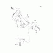 Схема вузла: Ignition system для Kawasaki KX65