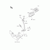 Схема узла: Лапка тормоза для Kawasaki VN1700 VN1700 Classic Tourer