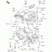 Схема узла: Картер двигателя для Kawasaki EJ800 W800