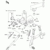 Схема вузла: Stand(s) для Kawasaki ZG1400 1400GTR ABS