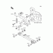 Схема вузла: Лапка гальма для Kawasaki ZR750 Zephyr