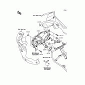 Схема узла: Фара для Kawasaki ZR1200 ZRX1200S