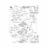 Схема узла: Saddlebags(1/2)(trunk) для Kawasaki VN1700 VN1700 Voyager ABS