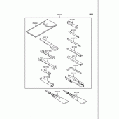 Схема вузла: Інструмент для Kawasaki KL250 KL250 Super Sherpa