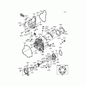 Схема вузла: Engine Cover(s) для Kawasaki EN650 Vulcan S ABS SE