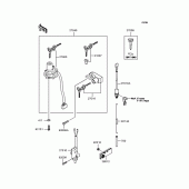 Схема вузла: Замок запалювання для Kawasaki KLX250 D-Tracker